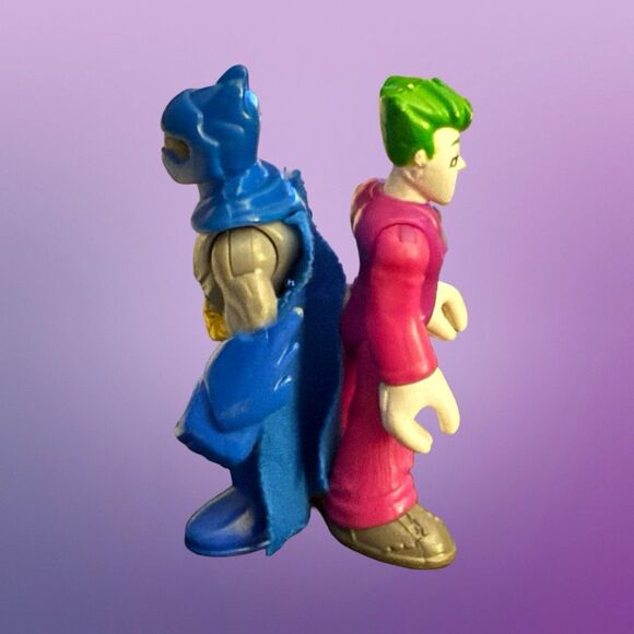 Imaginext DC Super Heroes Joker Gotham Batman BatCycle Glider Wings Jet Pack - Picture 10 of 13